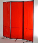6' x 6' LV1 Green PVC Curtain Folding Frame