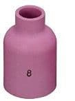 #8-13mm Bore CK Large Diameter Alumina Gas Cup - 48mm Long