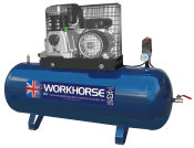 Workhorse Air Compressor 3HP 150L 230v HD