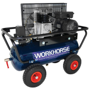 Workhorse Air Compressor 2HP 50L  230v Crash Bar