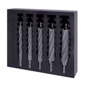 6PC 14,18,20,22,24 & 26mm VersaDrive Extralong TCT HoleCutters - 100mm Deep