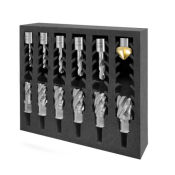 12PC 6-26mm Broaching Insertfoam Short Series HSS Starterset
