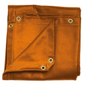 6' x 8' Amber PVC Curtain