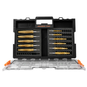 10PC 1/2,9/16,5/8,11/16,3/4,13/16,7/8,15/16,1,1-1/16inch HMT VersaDrive Reamer