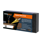 VersaDrive Impact Step Drill - Inch Size - 3 Piece Set - 1/2inch,7/8inch,1-3/8inch