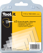 115 x 102mm Cover Lens - Pack of 5