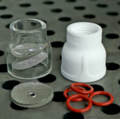 Furick Fupa 12 Pyrex & Ceramic Cup Kit for 2.4mm (2x Cups, 3x Diffusers, 4x O-Rings & 1x Titanium Cover)