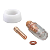 Furick No.5 Ally Pyrex Cup Kit for 2.4mm (1x Cup, 1x Collet body, 1x Split Collet, 1x Heatshield & 2x O-rings)