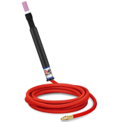 CK9P 2 Series 4m Gas Cooled Pencil TIG Torch w/ 1pc Superflex Cable,3/8 BSP 125 Amps @100% Duty Cycle