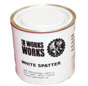 The Works White Spatter Shield 250ml