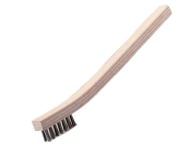 Toothbrush Style Wooden Handle Stainless Steel Wire Brush