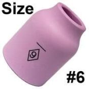 CK Alumina Cup - Gas Lens #6-10mm Bore