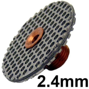 Tungsten Adapter Large Diameter with Screen, CK Gas Saver 2.4mm