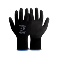 Coloursafe Pred Jet Black PU Coated Grippa Glove