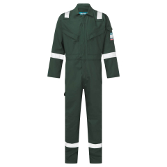 FR50 - Flame Resistant Anti-Static Coverall 350g Green