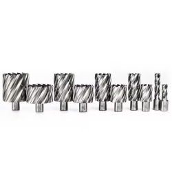 M2 HSS Turbo Steel broaching Cutters For Mag Drills 10 To 100mm Dia.