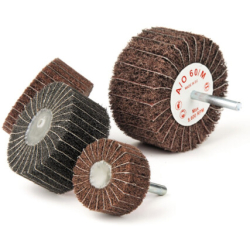 Interleaved Flap Wheels Spindle Mounted