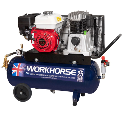 Workhorse Petrol Air Compressor 5.5HP 50L Portable