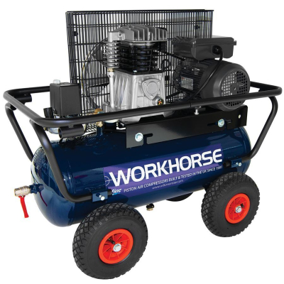 Workhorse Air Compressor 2HP 50L  230v Crash Bar