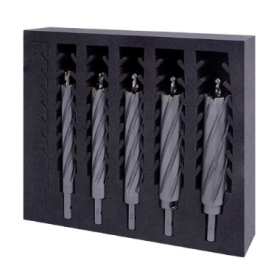 6PC 14,18,20,22,24 & 26mm VersaDrive Extralong TCT HoleCutters - 100mm Deep
