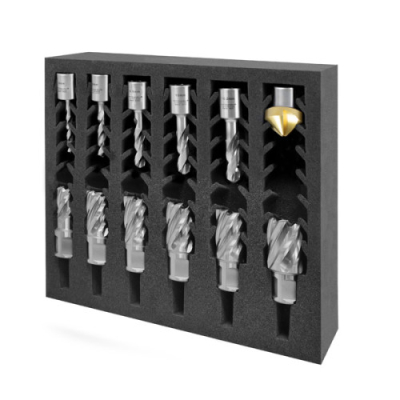 12PC 6-26mm Broaching Insertfoam Short Series HSS Starterset