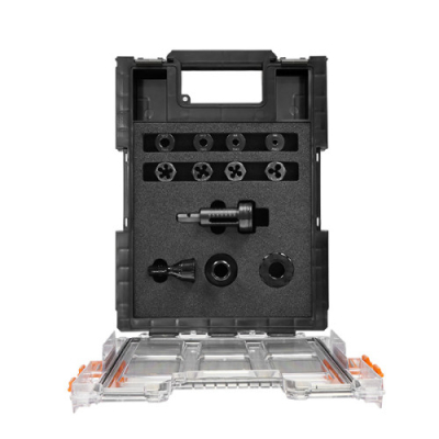 HMT ImpactaDie Kit including Adapter/Collar + 1/4, 5/16, 3/8, 1/2Inch UNC Guides and Hex Die Nuts