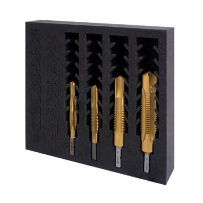 VersaDrive Heavy Duty Impacta DrillTaps - Inch sizes - 4 Piece Set - 1/2, 5/8, 3/4, 1Inch UNC