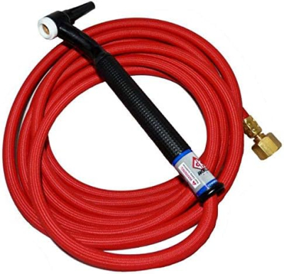 CK9 Flex Head Gas Cooled TIG Torch w/ 1pc 4m Superflex Cable 3/8Inch BSP 125 Amps @100% Duty Cycle