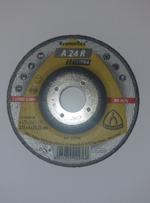 115mm x 4mm Grinding Disc DPC -  A24R SUPRA