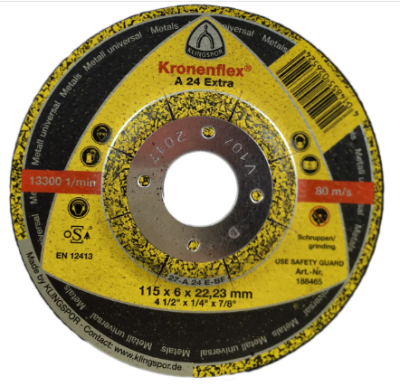 115 x 6mm Grinding Disc - A24 EXTRA