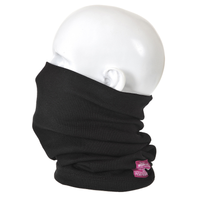 FR19 - Flame Resistant Anti-Static Neck Tube Black