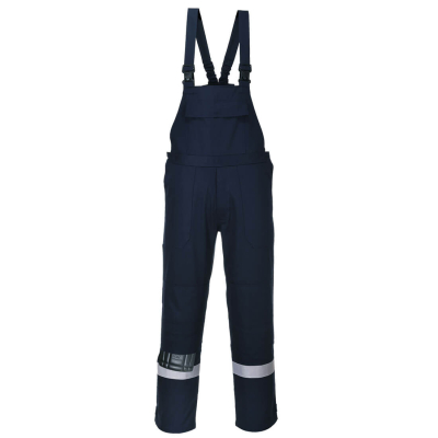 FR27 - Bizflame Work Bib and Brace Navy
