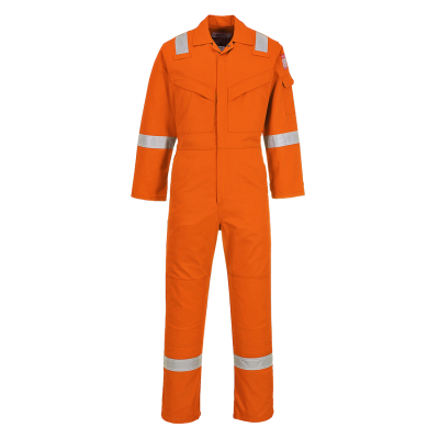 FR50 - Flame Resistant Anti-Static Coverall 350g Orange Tall
