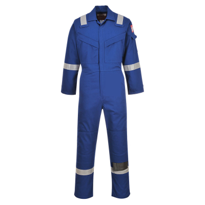 FR50 - Flame Resistant Anti-Static Coverall 350g Royal Blue