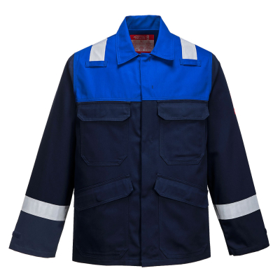FR55 - Bizflame Work Jacket Navy/Royal