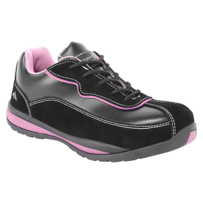 FW39 - Steelite Women's Safety Trainer S1P HRO Black/Pink
