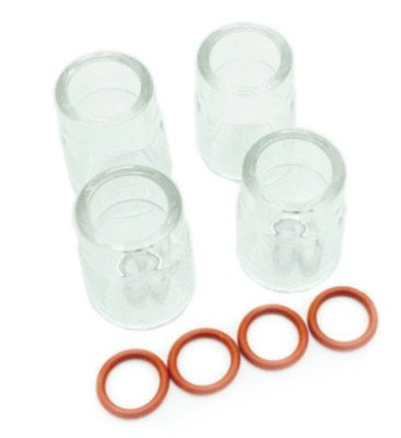 Furick No.7 Pro Pyrex Cup Kit (4x Cups & 6x O-Rings)