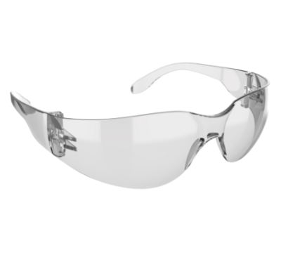 M9400 Safety Specs - Clear Anti-scratch Lenses - Clear Frames
