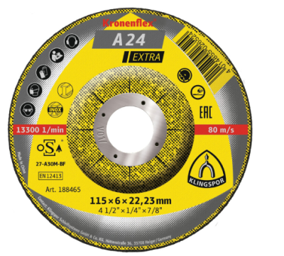 Klingspor 115 x 2.5mm Cutting Disc - A24 Extra