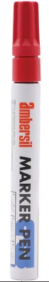 Ambersil Marker Pen Red