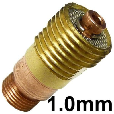 CK 4 Series - 1.0mm Stubby Series Collet Body - Gas Lens