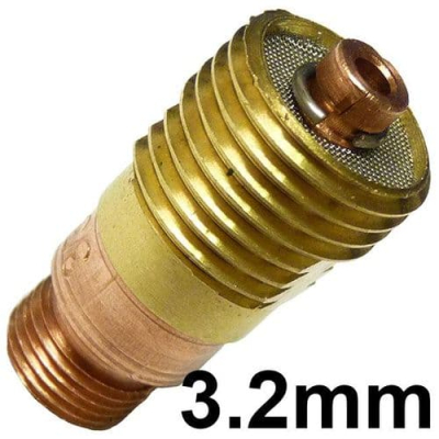 CK 4 Series - 3.2mm Stubby Series Collet Body - Gas Lens